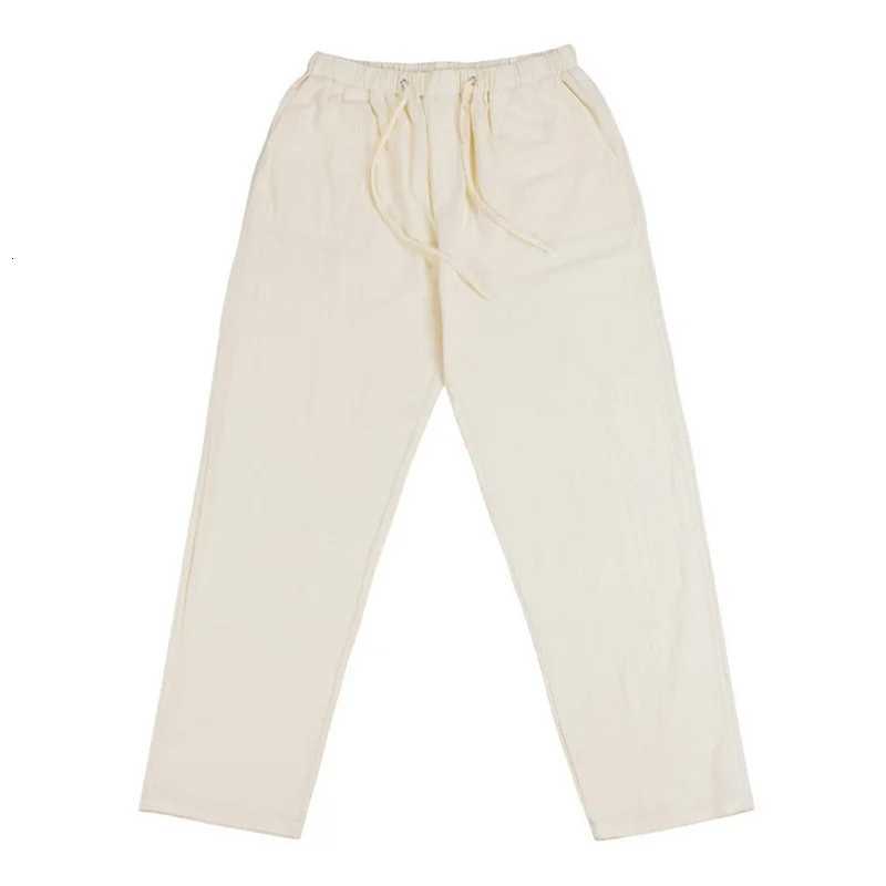 Spring Linen Wide Men Pants Korean Trousers Oversize Cotton Streetwear Men New Pants Casual Men Clothing Sweatpants X250812
