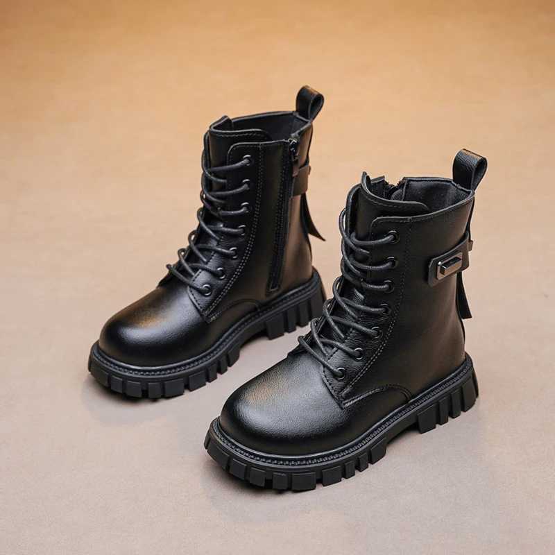 Autumn/Winter New Sweetheart Baby Girls Round Head Sports Mid Leg Boots Fashionable Comfortable Cute Thick Bottom Horse Boots XJ250812