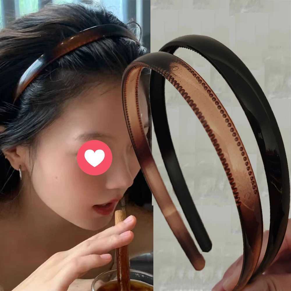 2pcs European and High Quality Black Hairbands for Women Girls Men Korean Sport Washface Hair Accessories Tool X250812