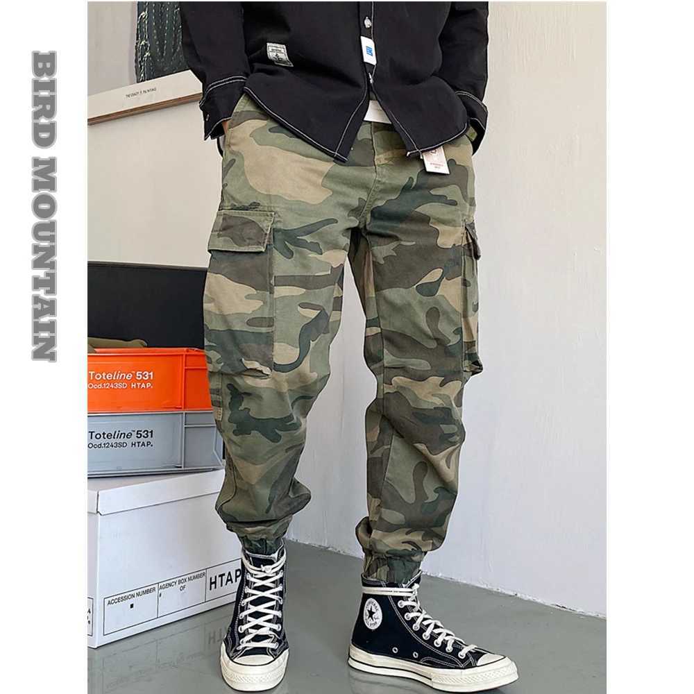 Spring Autumn Streetwear American Casual High Quality Camouflage Cargo Pants Men Clothing Harajuku Tactical Jogging Trousers X250812
