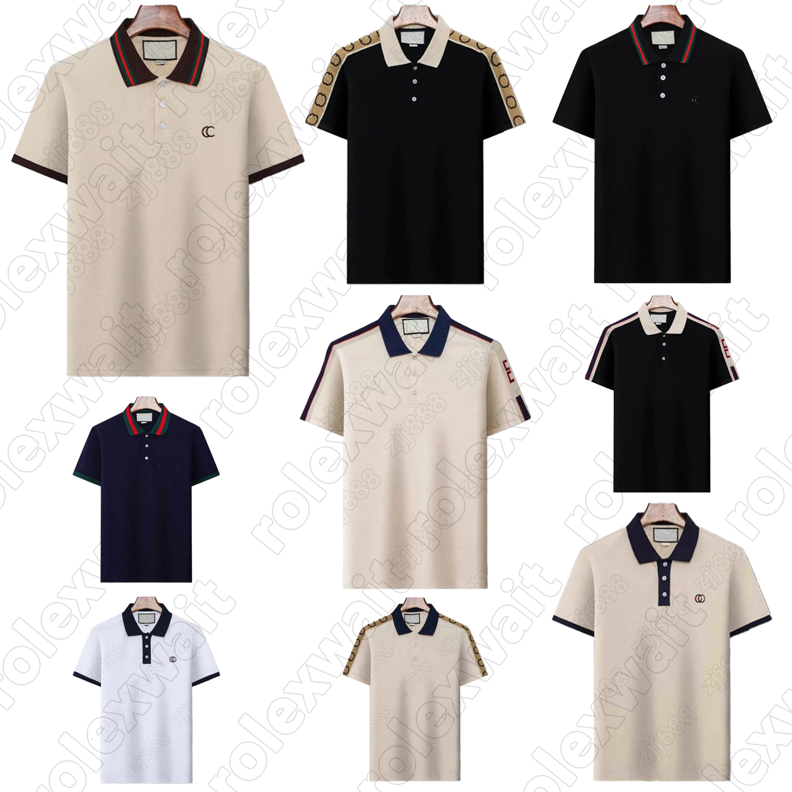 designer polo shirt mens polo golf shirt Luxury polo shirt Cotton comfortable brand Polo