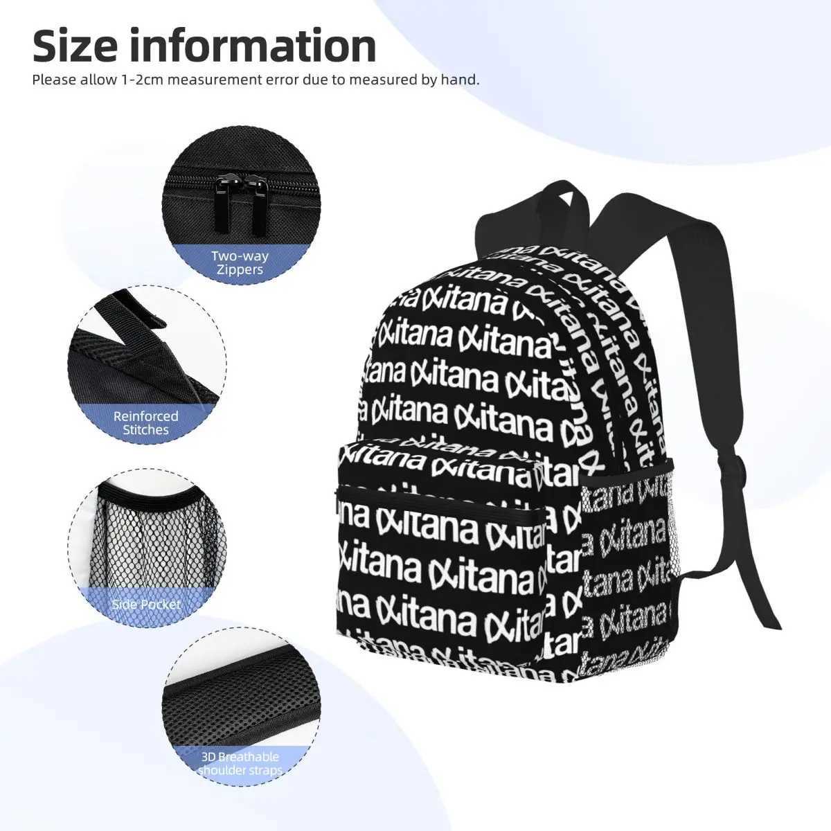Singer Aitana Student Backpack School Bag Hiking Travel Daypack for Men Women Fashion Bookbag Shoulder Bags Y250811