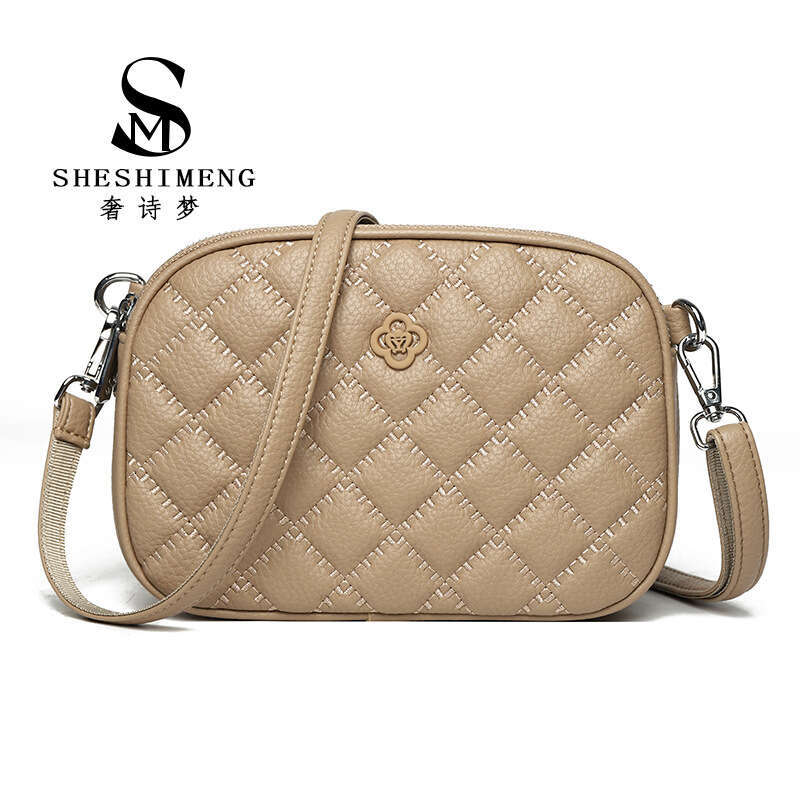 2025 New Women's Fashion Casual Single Shoulder Crossbody Korean Version Simple Trendy Versatile Quilted Niche Bag