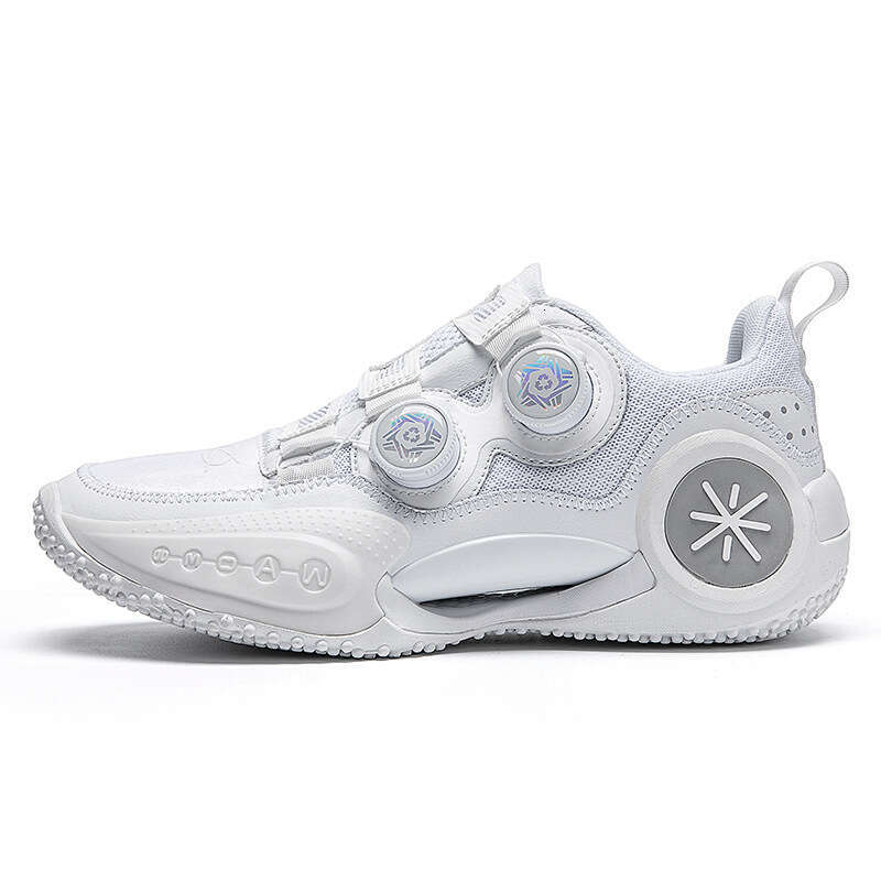 Wade Free shipping Nine Basketball Men's Low-Top Rotating Buckle White Sports Women's Dad Trendy Running Shoes