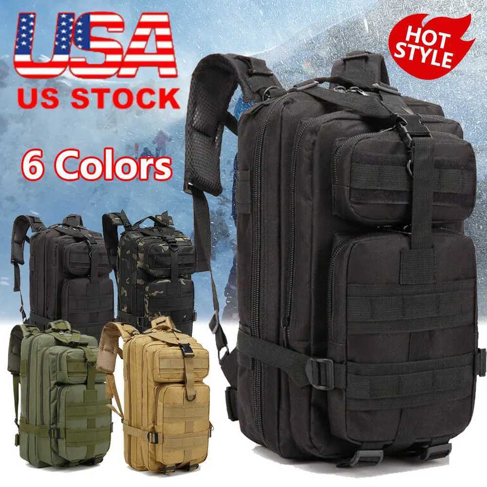 30L Tactical Backpack Assault Backpack Molle 3P Camping Hunting Backpacks Camo 3 Day Rucksack Men Hiking Outdoor Travel Backpack W250812