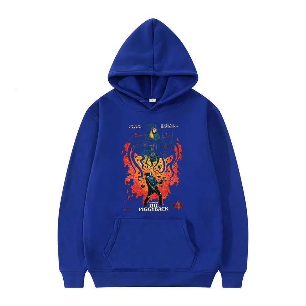 Mens Clothing Tracksuit Simple Design Loose Hoodies Oversized Hooded Sweatshirt with Print Pullover Harajuku Punk Streetwear Y250811