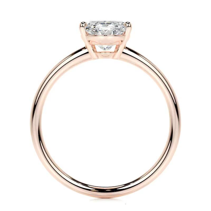 SPEEDIN Classic Designs 1ct DEF VS VVS IGI Certificate Oval Cut 10k 14k 18k Gold Lab Grown Diamonds Gold Rings