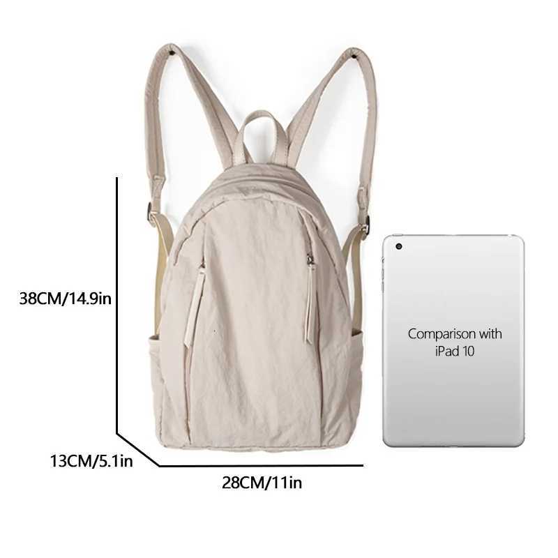 Large Capacity Women Backpack Lightweight and Versatile College Student backpack fit A4 paper Y250811