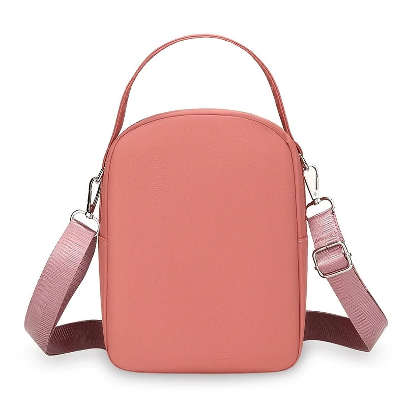 Lightweight Nylon Womens Crossbody Bag Casual Mini Handbag with Multiple Zip Pouch Chic n Shoulder for Everyday Use 250811