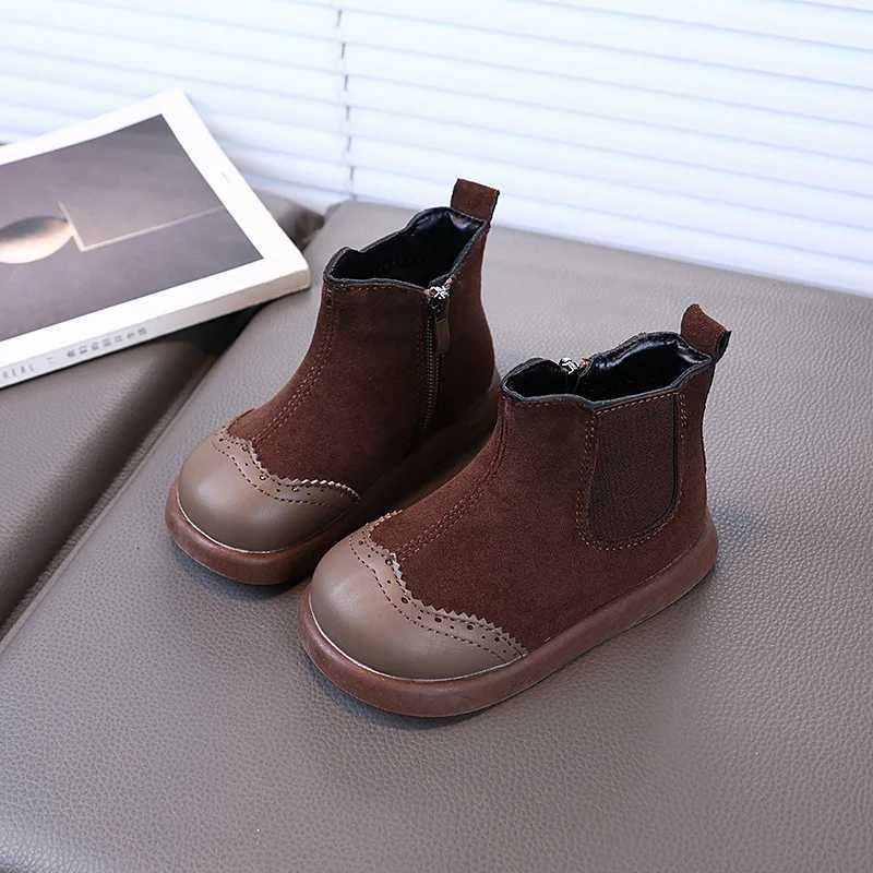 Children Casual Shoes Autumn Winter Baby Girls Boys Snow Boots Soft-soled Non-slip Kids Warm Plush Ankle Boots Outdoor Sneakers XJ250812