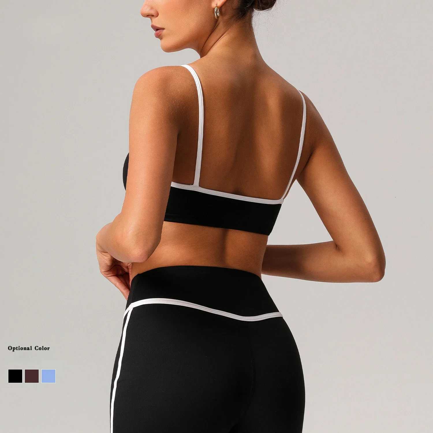 Seamless Bra Sports Fitness Quick-drying Shock-proof Belt Pad Bra Workout Clothes Running Bra Training Top for Women Z250812