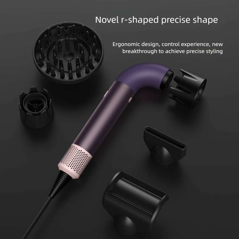 High-Speed Electronic Blow Dryer with HD Curve & Negative Ions for At-home Styling Convenience