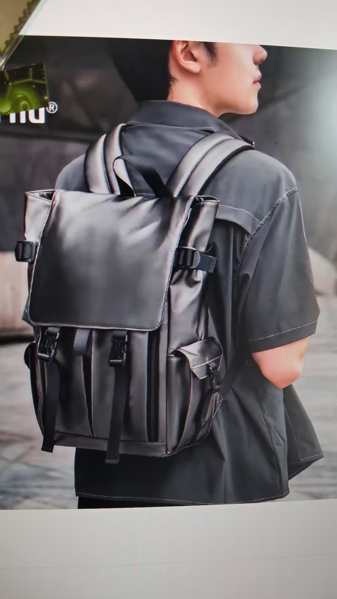 2025Fashion Backpacks Men Korean Style Backpack Cool Knapsack Commuting Bags Travel Backpacks 15.6 Laptop Backpack Male Bags