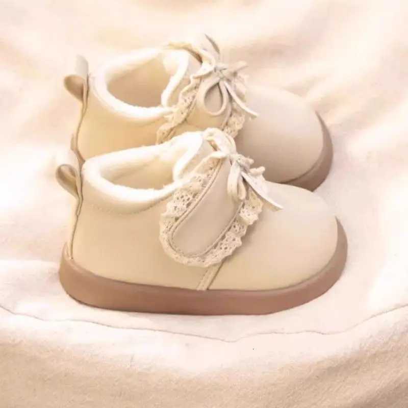 Children Shoes Girls Princess Sle Cotton Plush Soft Sole Boots Designer Elegant Par Dresses Shoes Cute Kids Casual Sneakers XJ250812