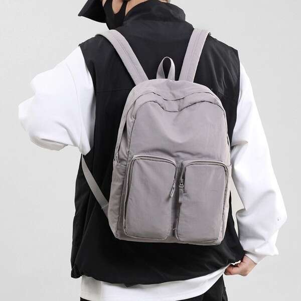 Couple's Same Style 2025 New Lightweight Wear-resistant Travel Bag Men's Large Capacity College Student Backpack