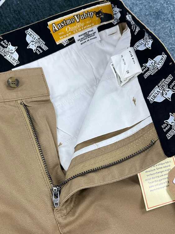 25SS Spring Summer Thin 100% Cotton Washed Pants for Men High Quality American Casual Tapered Straight Cleanfit Chino Trousers X250812