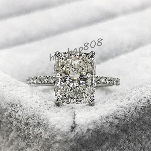 SPEEDIN High Jewelry IGI GIA Certified Customization 2 CT Radiant Diamond Ring Lab Grown Diamond Engagement Ring