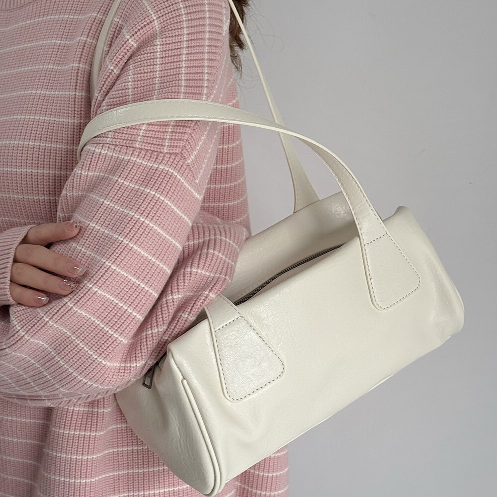 Underarm Baguette Bowling Casual Commuter Single Shoulder Boston Pillow Bag ddmymarket