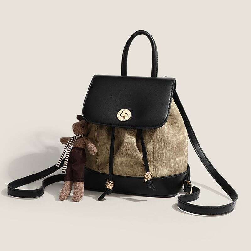 Small Women's Backpack 2025 Spring And Summer New Ultra-Fashion Color Collision Handheld Shoulder Bag Leisure Hundred Simple Commuting