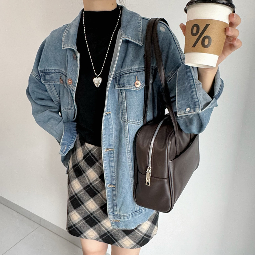 Korean Style Shoulder for Women Autumn New Underarm Bag Versatile Large Capacity Tote ddmymarket