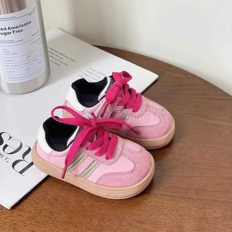 Spring Autumn New Baby Sneakers Boys Girls Leather Sport Sneakers Children School Shoes Size 18-26 T250812