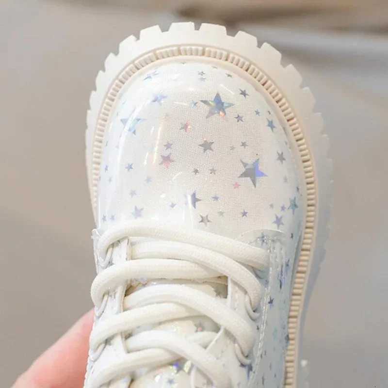 Kids Shoes for Girl Short Boots Autumn New Star Leathers Non-slip Boys Snow Boots XJ250812