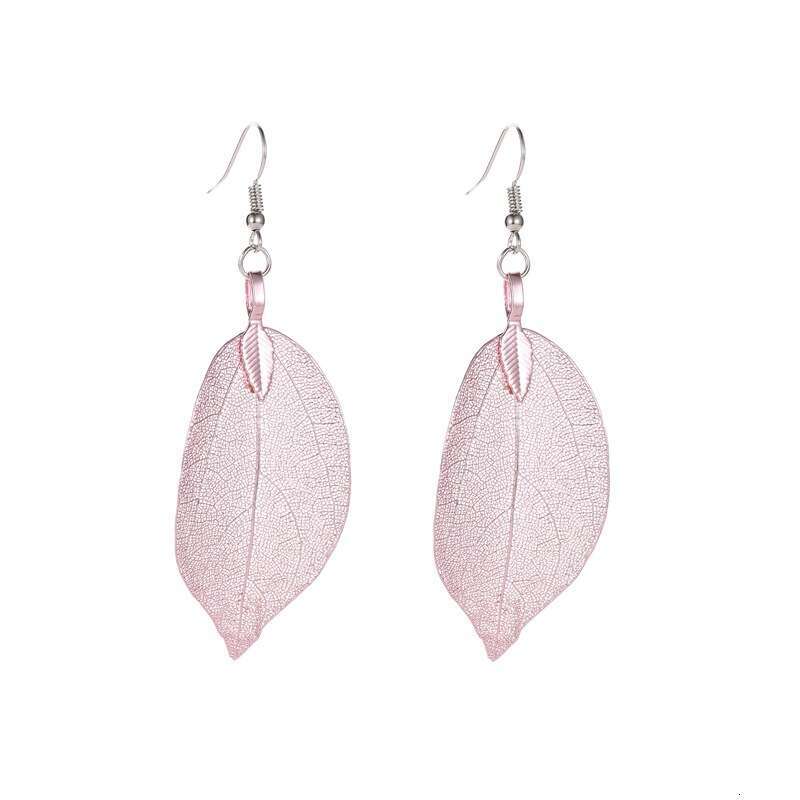 New Fashion Long Hollow Leaf for Women Asymmetric Earrings