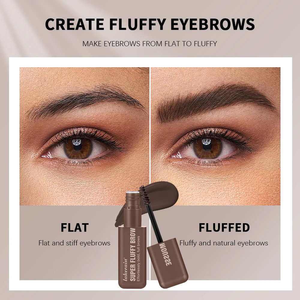 Superfluff Volumizing Brow Mousse Tint for Eyebrows Tinted Brow Gel Brown Long Lasting Waterproof Eyebrow Tattoo Dye Cosmetics 250809
