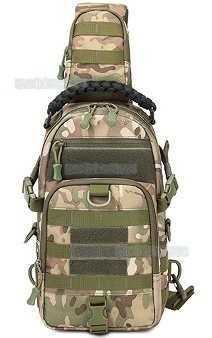 Oxford Cloth Military Enthusiast Chest Bag Multifunctional Waterproof Outdoor Sports Shoulder Bag Mens Tactical Crossbody Bag H250811