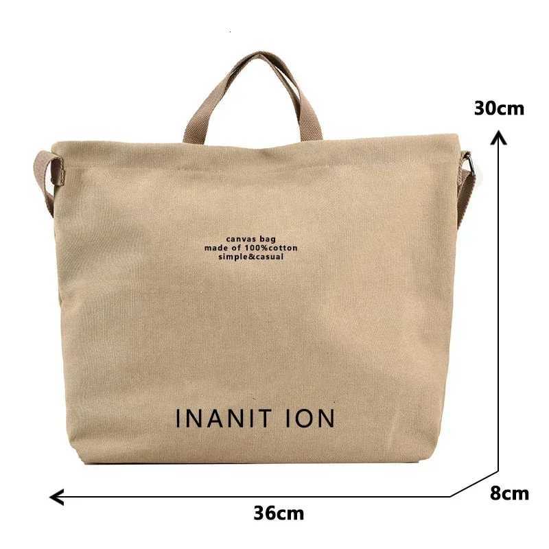 Canvas Tote Casual Shoulder Work Bag Women Large Capacity Crossbody Top Handle Bag Multifunctional Big Shopping Cross-body Handbag Z250812