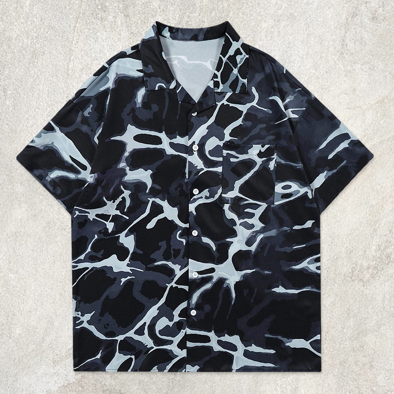 Summer New Personalized Dragon Pattern 3D Printed Casual Short Sleeve Shirt