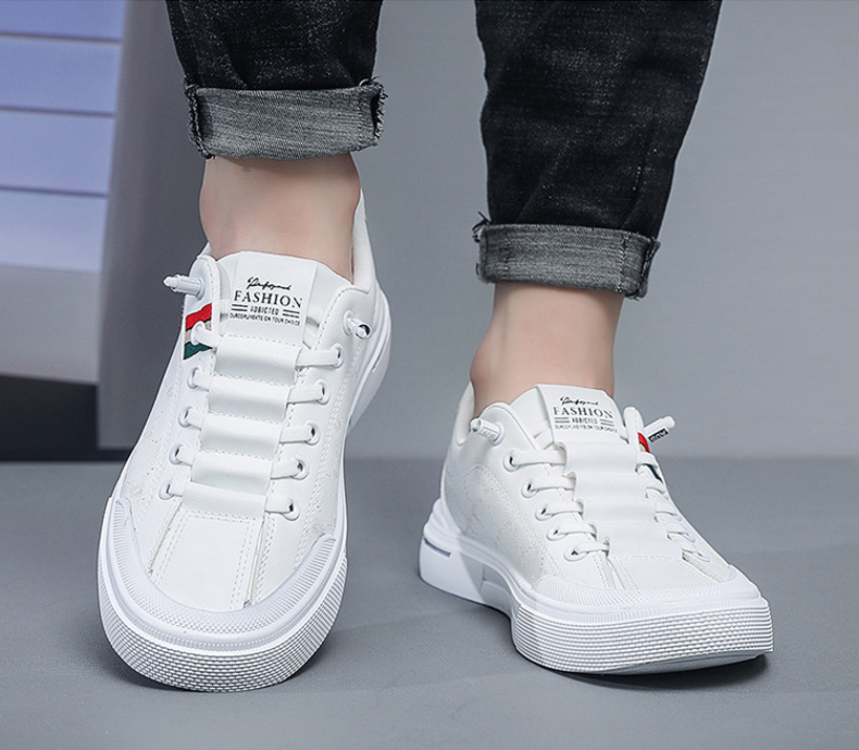 free shipping for designer Running Shoes Versatile sports white sneakers men's casual leather shoes and trendy shoes all in one go