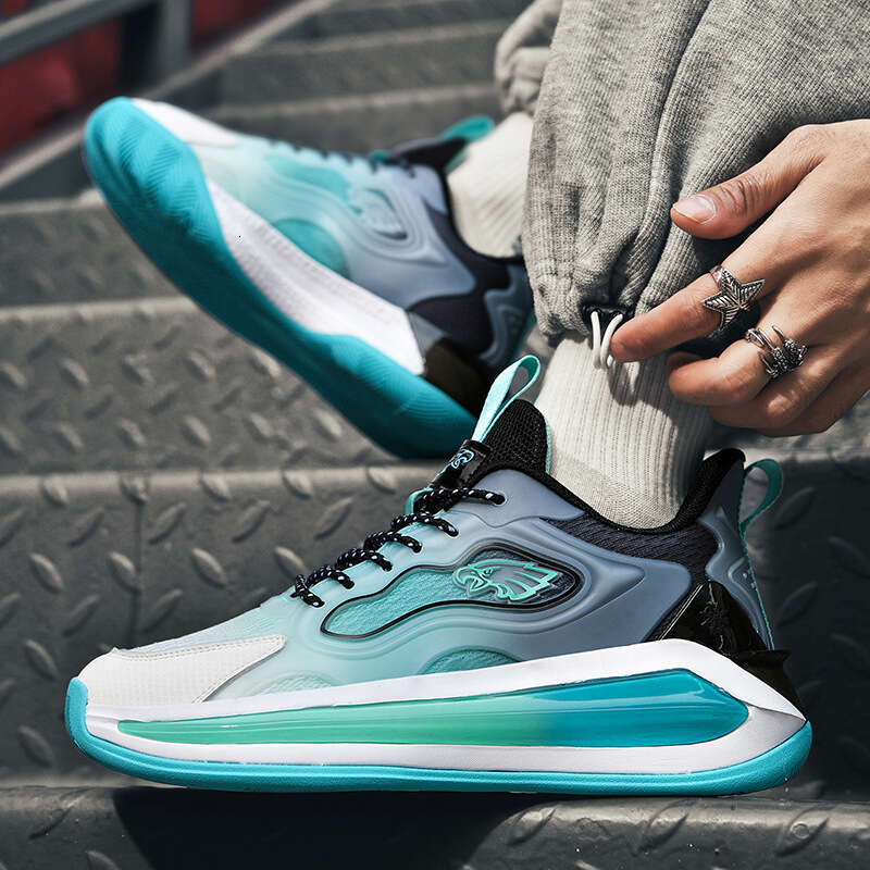 Glow-in-the-Dark Basketball Free shipping for Men MD High Elastic Sports Running Couple Style Night Fluorescent Dad Shoes with Friction Sound