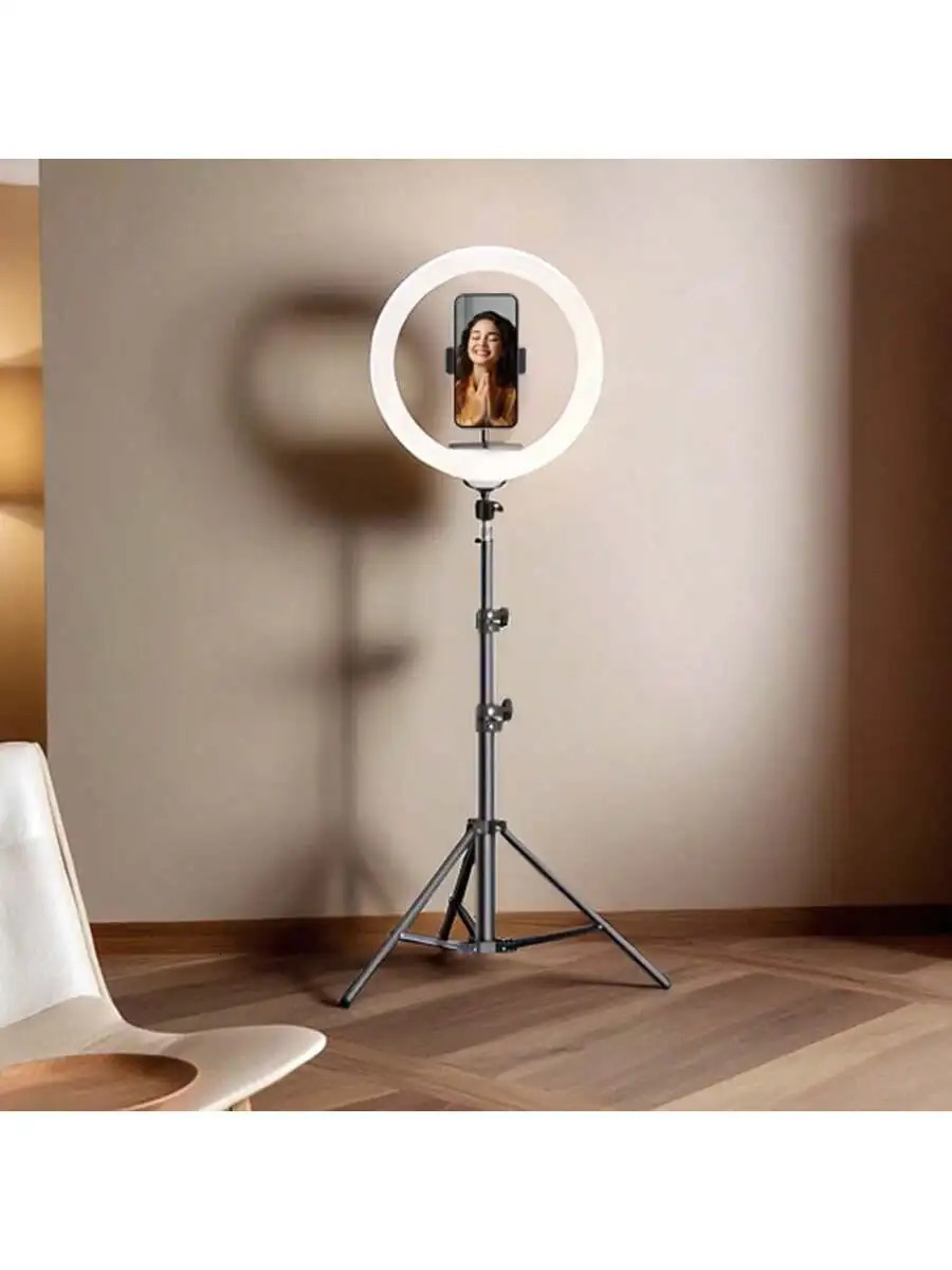 12inch ring light tripod USB Remote Ring Selfie Light With Tripod Illuminate Your Brilliance 250729