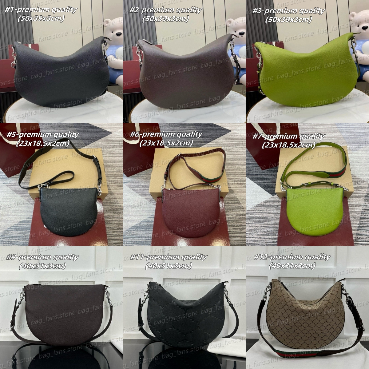 10A Premium Designer Crossbody Bags Women's Leather Shoulder Bags Fashion Luxury Festival Gifts 31986