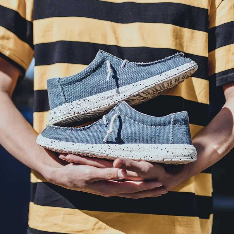 Summer Mens Canvas Shoes Denim Sneakers Mens Canvas Shoes Breathable Vulcanized Shoes Mens Sneakers Shoes Plus Size Z250812