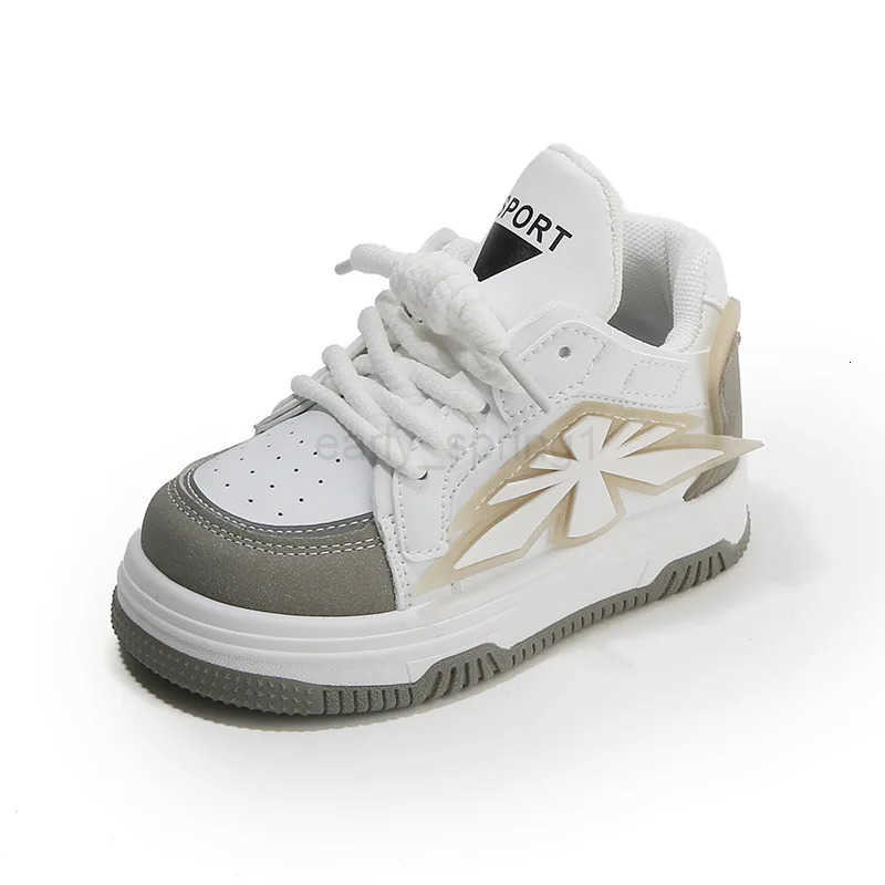 2025 New Spring Childrens Sneakers Boys Sport Shoes Girls Non-slip Casual Shoes High Top Student Shoes Toddler Shoes T250812