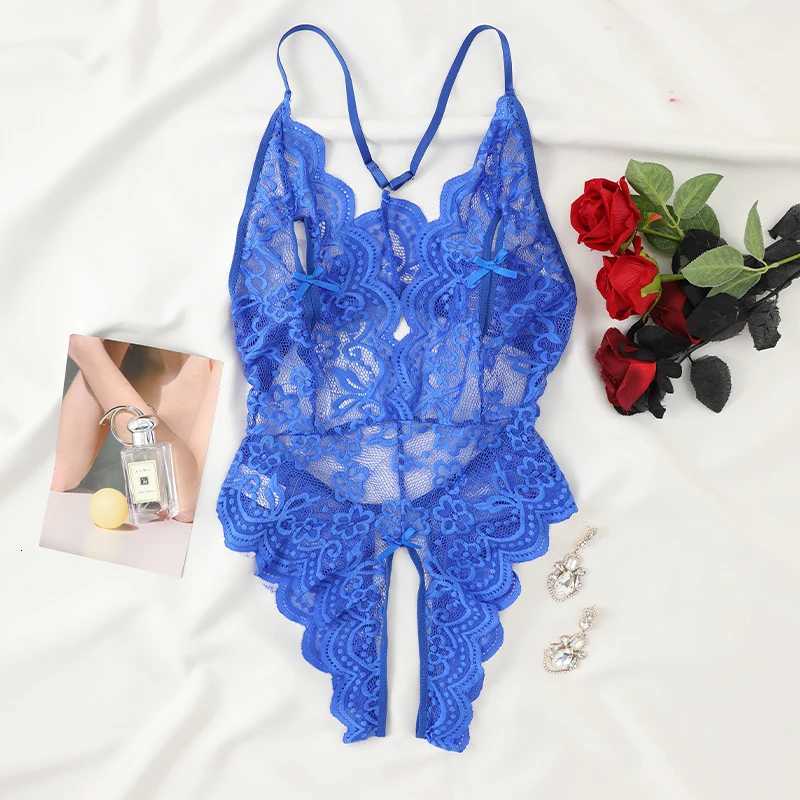 Exotic Costume Teddies Woman Sexy Lingerie Crotchless Sex Underwear Porn Babydoll Dress Hollow Hot Lace Sexy Bodysuit PijamaXJ250812