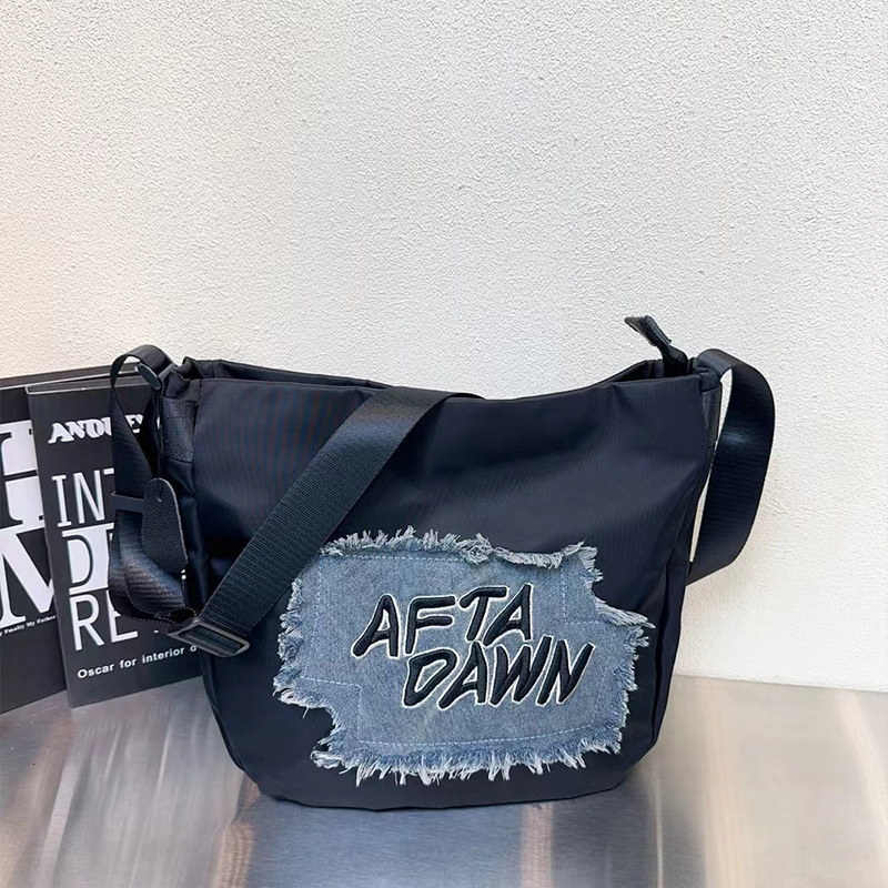 2025 Autumn New Women s Shoulder Bag New Mesh Color Block Denim Crossbody women s Bag Autumn New Designer bag Bag Large Capacity Shoulder Bag Fashiona