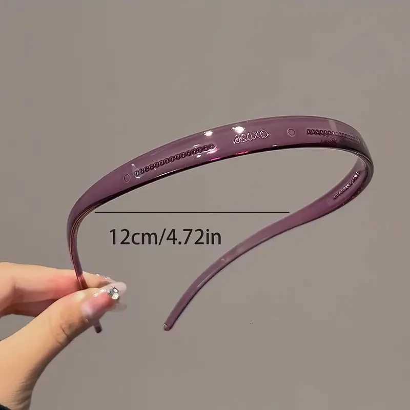 New Trendy Sunes Frame Shape Acrylic Hairbands For Women Toothed Band Anti-Slip Hair Hoop Fashion Hair Accessories X250812