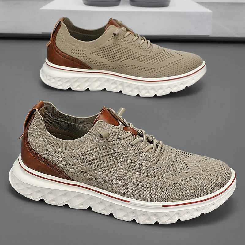 2024 Mens Casual Shoes Spring Summer Breathable Walking Shoes Lightweight Low Top Sneakers Mens Fashion Sports Shoes Z250812
