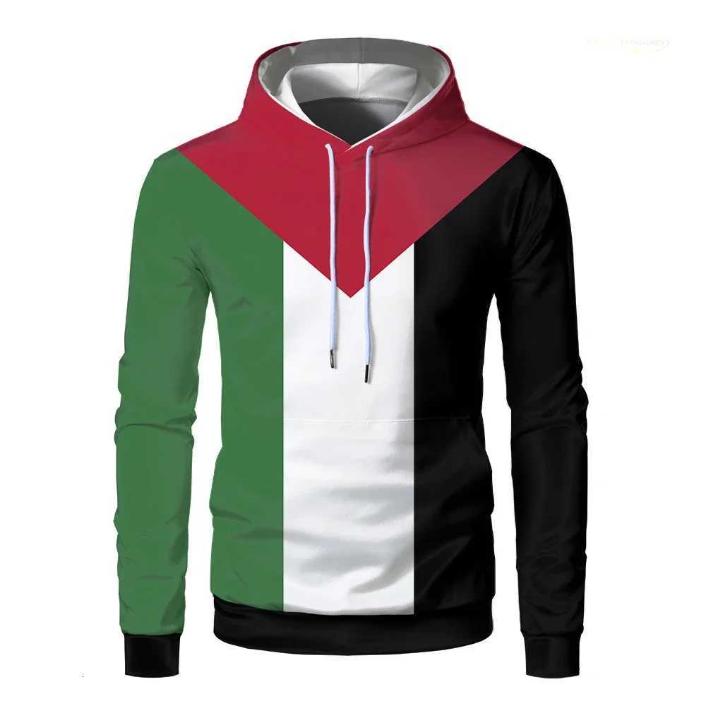 Palestine Flag 3D Print Men Women Hoodie Palestinian Emblem Graphic Sweatshirt Casual Oversized Harajuku Sport Pullover Y250811