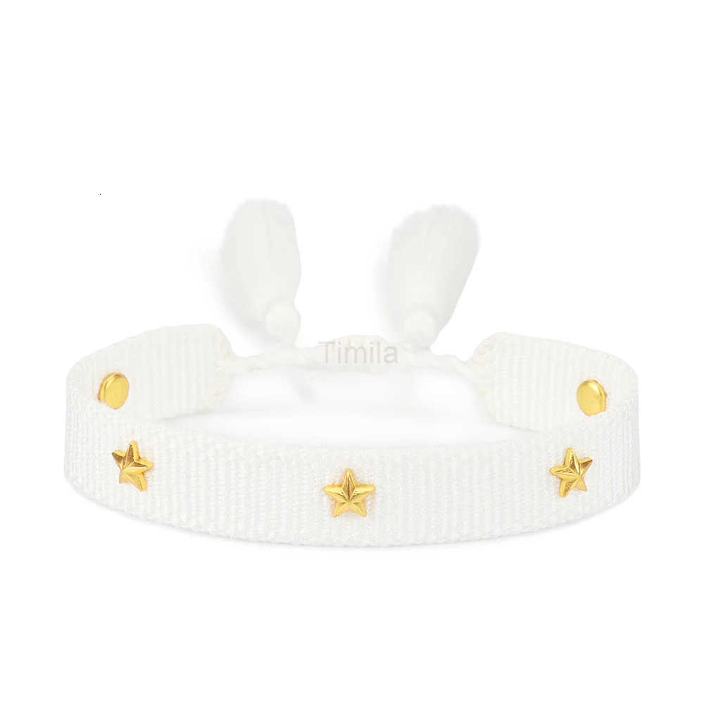 Shining Woven Friendship Bracelets Adjustable Handmade Rope Stackable Bracelet Jewelry U250812