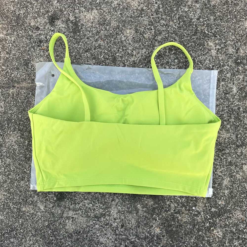 Solid Color Women Fitness Sports Bra Top Gym Backless Athletic Back Cutout Cross Tight Workout Soft With Chest Pad Z250812