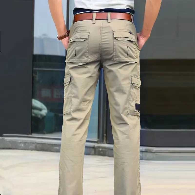 Multi Pocket Work Cotton Long Trousers Tactical Military Cargo Pants Men SWAT Special Forces Army Combat Casual Thin Pants X250812