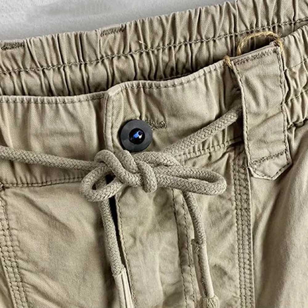 Mens Trousers Summer Cargo Pants Retro Streetwear Pockets Jogger Pants Casual Harem Trendy Fit Daily Thin Mens Clothing 2024 X250812