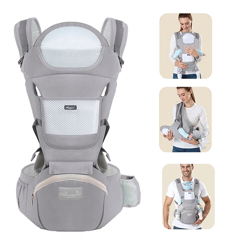 Ergonomic Baby Backpack Infant Hipseat Front Facing Kangaroo Wrap Sling Travel w250725