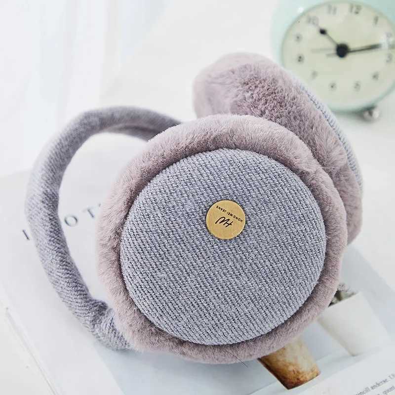 Winter Warm Plush Ear Muff Soft Headphone Style Ear-cap Foldable Earflap for Ladies Outdoor Skiing Anti-Windshield Ear Warmer XJ250812