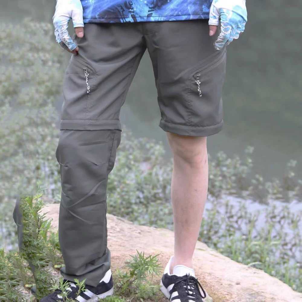Summer Mens Outdoor Quick-drying Pants Camping Mountaineering Fishing Breathable Thin Waterproof Casual Detachable Shorts X250812