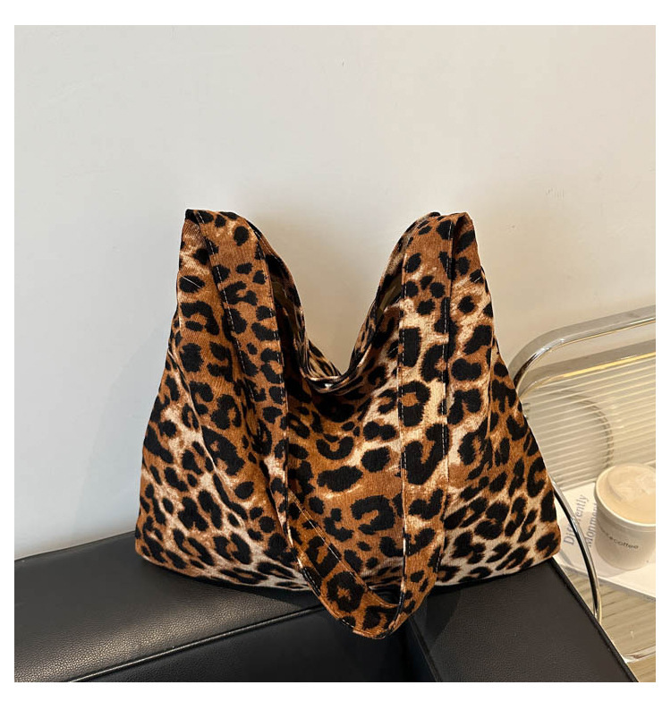 Korean Style Simple Large Capacity Autumn New Leopard Print Commuting Handbag Fashion Crossbody Underarm Shoulder Bag ddmymarket
